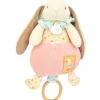Peluche musicale Lapin Ciboulette Dans mon jardin (20 cm)|Doudou et Compagnie Discount