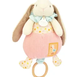 Peluche musicale Lapin Ciboulette Dans mon jardin (20 cm)|Doudou et Compagnie Discount