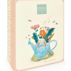 Peluche musicale Lapin Ciboulette Dans mon jardin (20 cm)|Doudou et Compagnie Discount