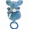 Peluche musicale Lapin Doudou bleu (20 cm)|Doudou et Compagnie New