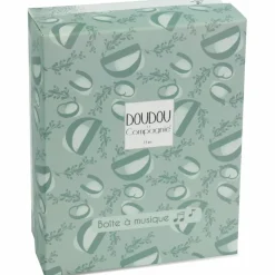 Peluche musicale Lapin Doudou vert sauge (20 cm)|Doudou et Compagnie Outlet