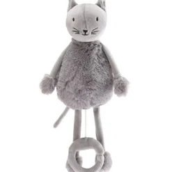 Peluche musicale Les doux Bidous Oscar le chat (28 cm)|Pioupiou et Merveilles Best