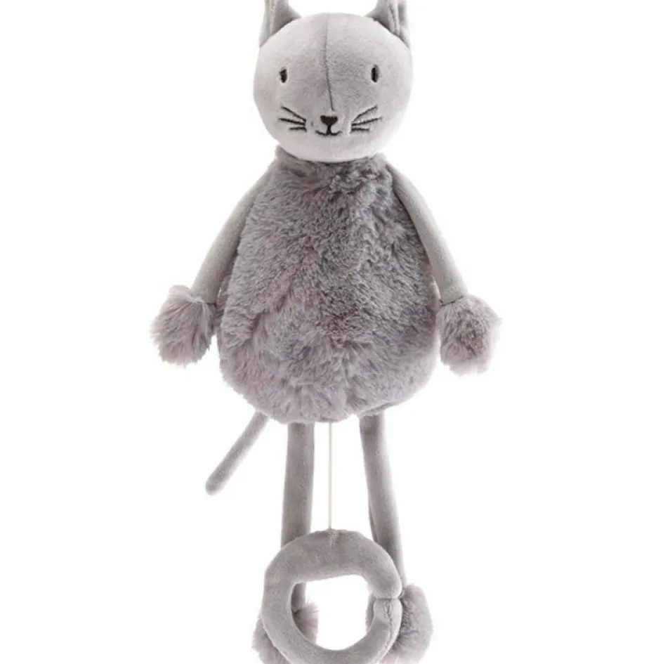 Peluche musicale Les doux Bidous Oscar le chat (28 cm)|Pioupiou et Merveilles Best