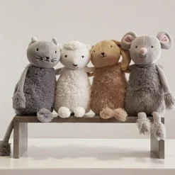 Peluche musicale Les doux Bidous Oscar le chat (28 cm)|Pioupiou et Merveilles Best