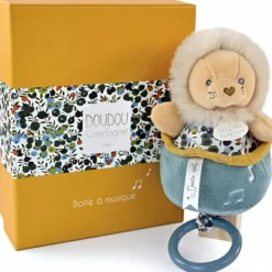 Best Doudou et Compagnie Peluche musicale Lion Boh'aime (20 cm)