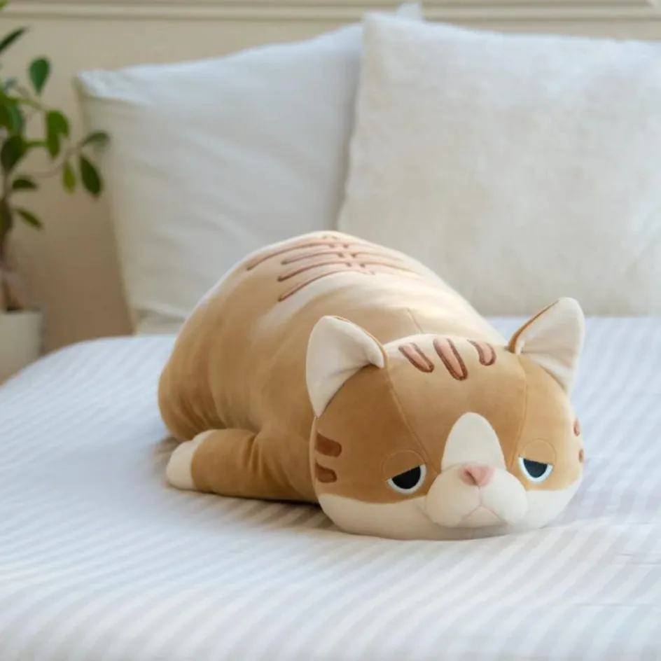 Trousselier Peluche Nemu Nemu Mugi le Chat brun (54 cm)