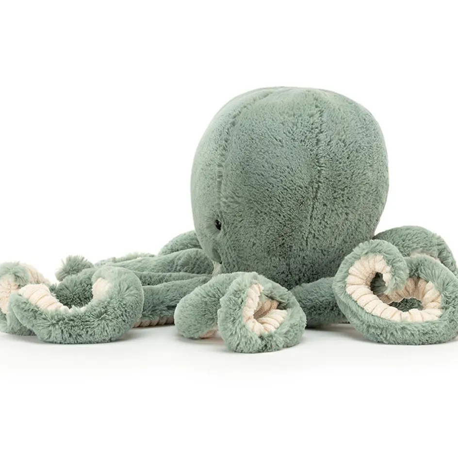 Discount Jellycat Peluche Ocean Cew Odell la pieuvre verte (49 cm)