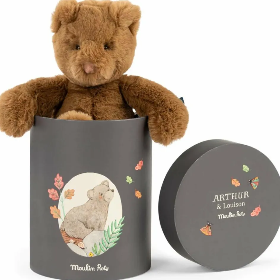 Sale Moulin Roty Peluche ours Arthur et Louison (28 cm)