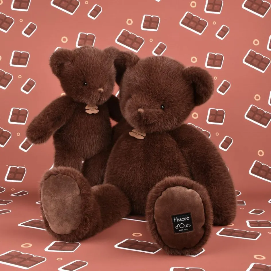Peluche ours Clémentin Choco Cranberries (38 cm)|Histoire d'Ours New
