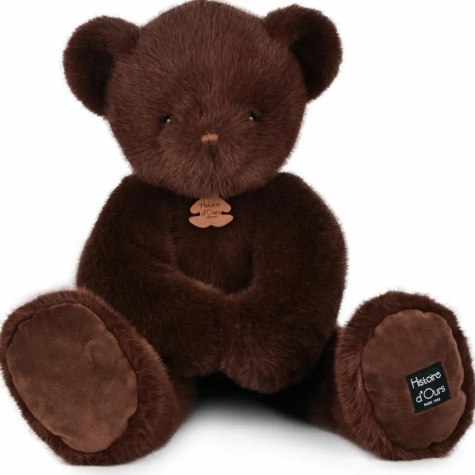 Peluche ours Clémentin Choco Cranberries (60 cm)|Histoire d'Ours New