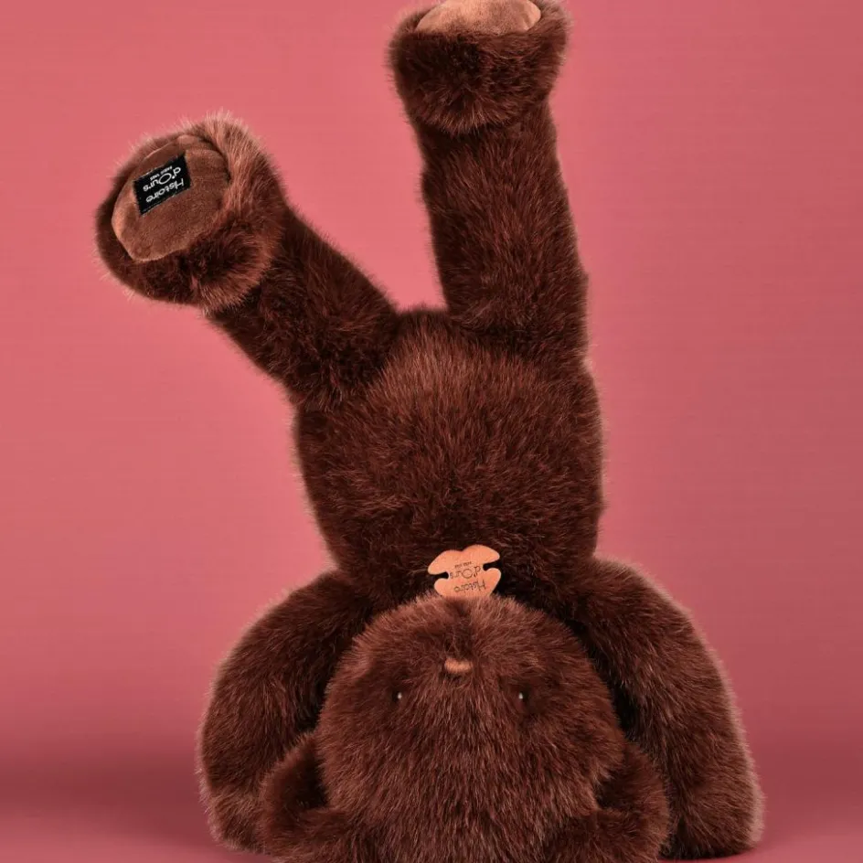 Peluche ours Clémentin Choco Cranberries (60 cm)|Histoire d'Ours New