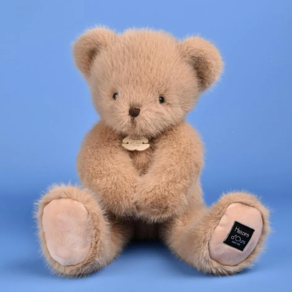 Peluche ours Clémentin Miel Amande (38 cm)|Histoire d'Ours Sale