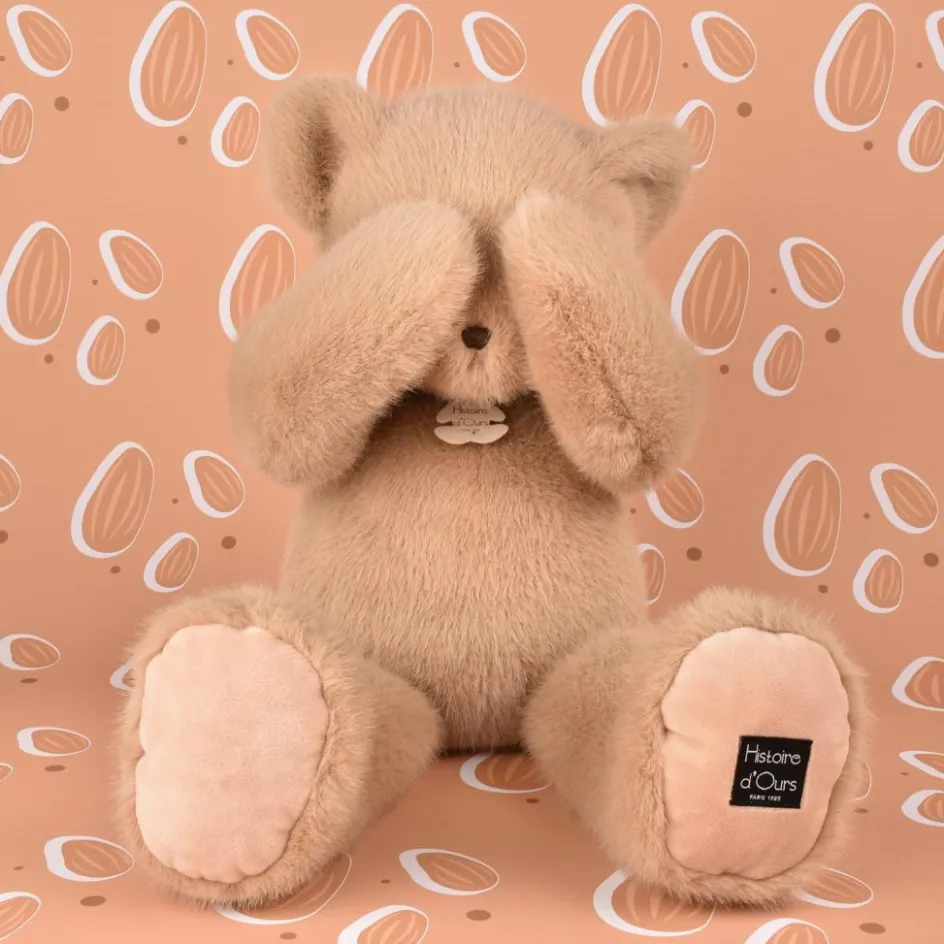 Peluche ours Clémentin Miel Amande (38 cm)|Histoire d'Ours Sale