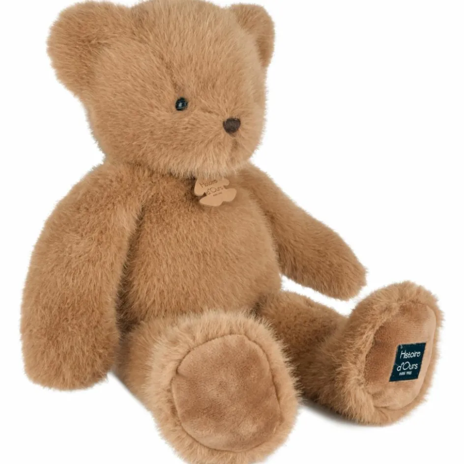 Peluche ours Clémentin Praline Cacahuète (38 cm)|Histoire d'Ours Outlet