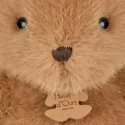 Peluche ours Clémentin Praline Cacahuète (38 cm)|Histoire d'Ours Outlet