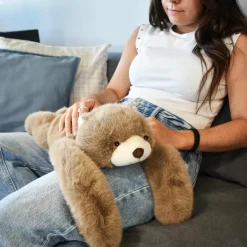 Peluche ours marron lesté PODCOLL (40 cm)|Histoire d'Ours Best