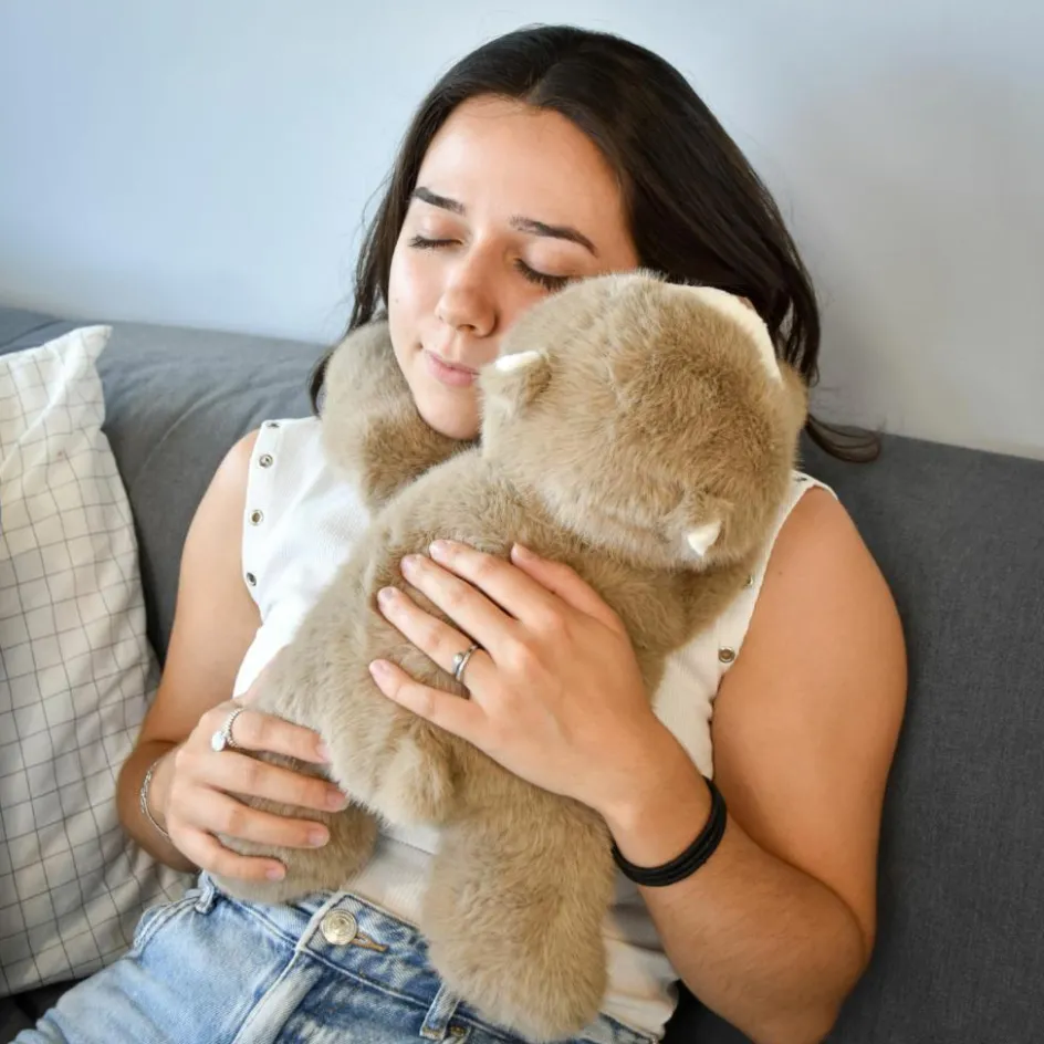 Peluche ours marron lesté PODCOLL (40 cm)|Histoire d'Ours Best