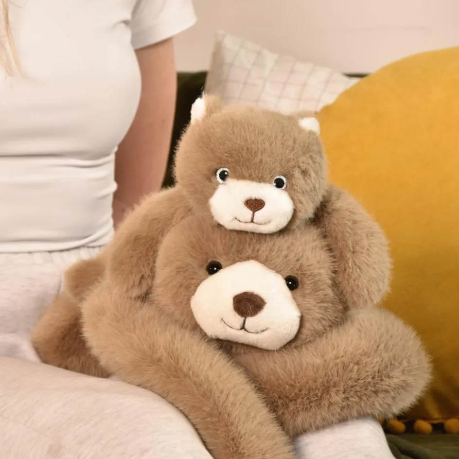Peluche ours marron lesté PODCOLL (40 cm)|Histoire d'Ours Best