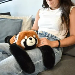 Peluche panda roux lesté PODCOLL (40 cm)|Histoire d'Ours Online