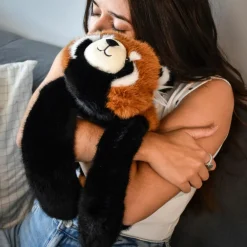 Peluche panda roux lesté PODCOLL (40 cm)|Histoire d'Ours Online