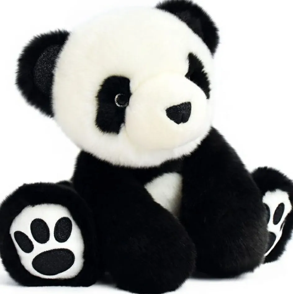 New Histoire d'Ours Peluche panda So Chic noir (25 cm)