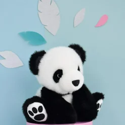 New Histoire d'Ours Peluche panda So Chic noir (25 cm)