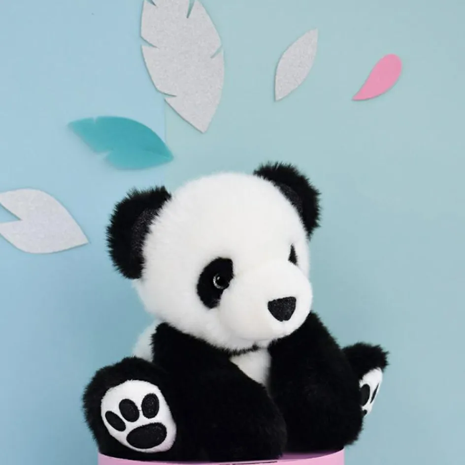 New Histoire d'Ours Peluche panda So Chic noir (25 cm)