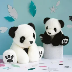 New Histoire d'Ours Peluche panda So Chic noir (25 cm)