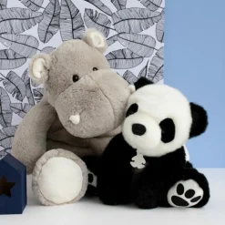 New Histoire d'Ours Peluche panda So Chic noir (25 cm)