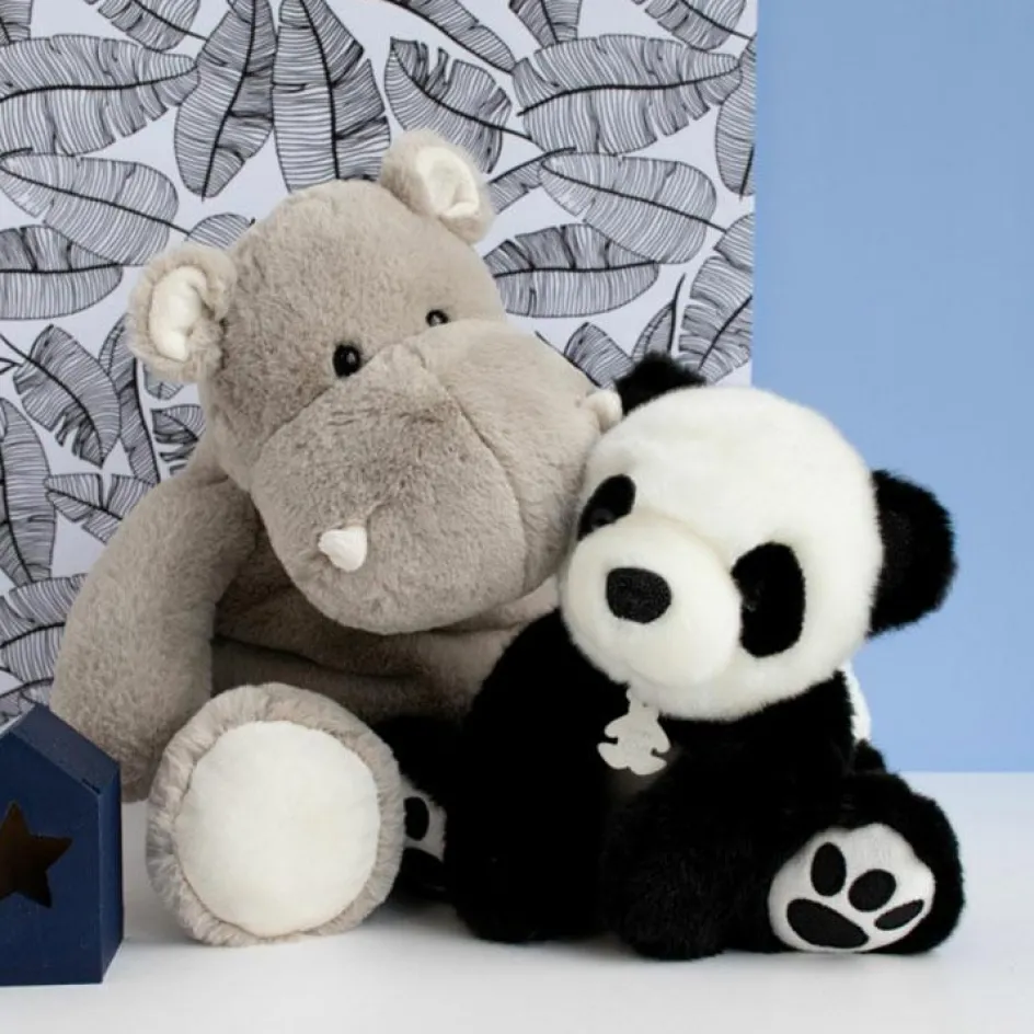 New Histoire d'Ours Peluche panda So Chic noir (25 cm)
