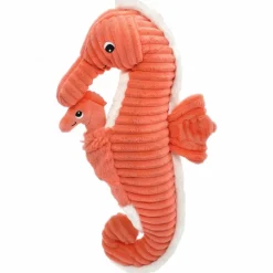 Peluche Papadou papa et bébé Les Ptipotos Corail (34 cm)|Les Déglingos Best