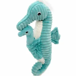 Peluche Papadou papa et bébé Les Ptipotos Aqua (34 cm)|Les Déglingos Online