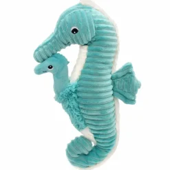 Peluche Papadou papa et bébé Les Ptipotos Aqua (34 cm)|Les Déglingos Online