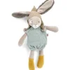 Peluche Petit lapin sauge Trois petits lapins (30 cm)|Moulin Roty New
