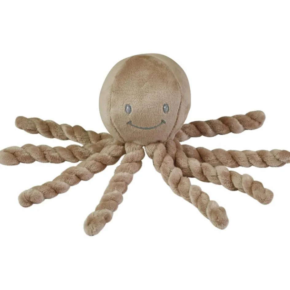 Online Nattou Peluche pieuvre Lapidou Moka (23 cm)