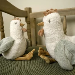 Peluche poule Little Farm (17 cm)|Little Dutch Discount