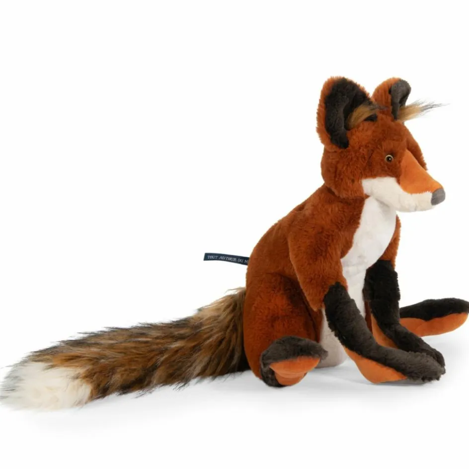 Sale Moulin Roty Peluche Renard Tout autour du monde (35 cm)
