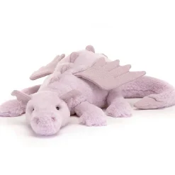 Hot Jellycat Peluche Scrumptious dragon lavande (50 cm)