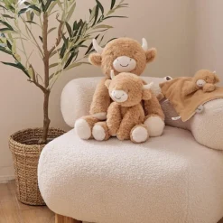 Best Noukie's Peluche Small Fluffy Cow (25 cm)