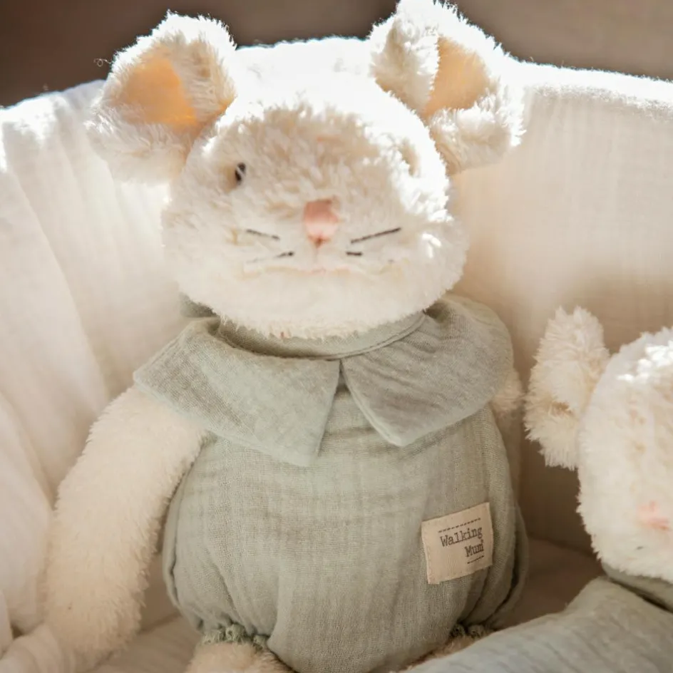 Peluche souris Poppy Mousse (25 cm)|Walking Mum Clearance