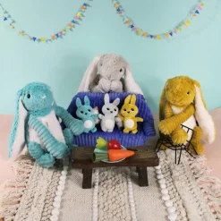 Peluche Toudou maman et bébé Les Ptipotos Moutarde (25 cm)|Les Déglingos Hot