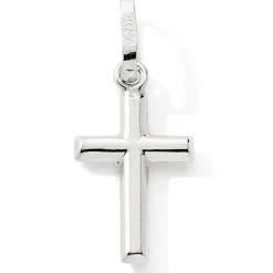 Hot Baby bijoux Pendentif Croix droite (or blanc 9 carats)