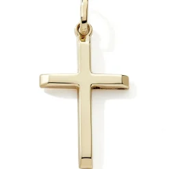 Pendentif Croix (or jaune 9 carats)|Baby bijoux Best