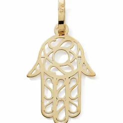 Outlet Baby bijoux Pendentif Main de Fatma ajourée 2,2 cm (or jaune 375°)