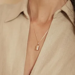 Best Mon Petit Poids Pendentif Mon Petit Secret personnalisable (plaqué or rose)