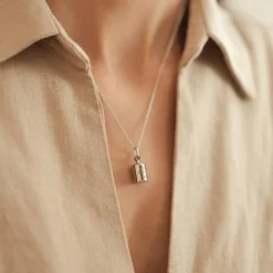 Pendentif Mon Petit Secret personnalisable (argent rhodié)|Mon Petit Poids Clearance