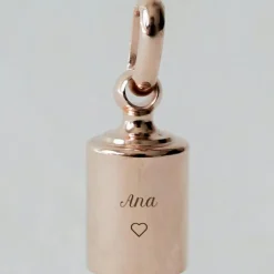 Discount Mon Petit Poids Pendentif personnalisable plaqué or rose