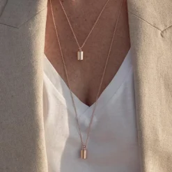 Discount Mon Petit Poids Pendentif personnalisable plaqué or rose