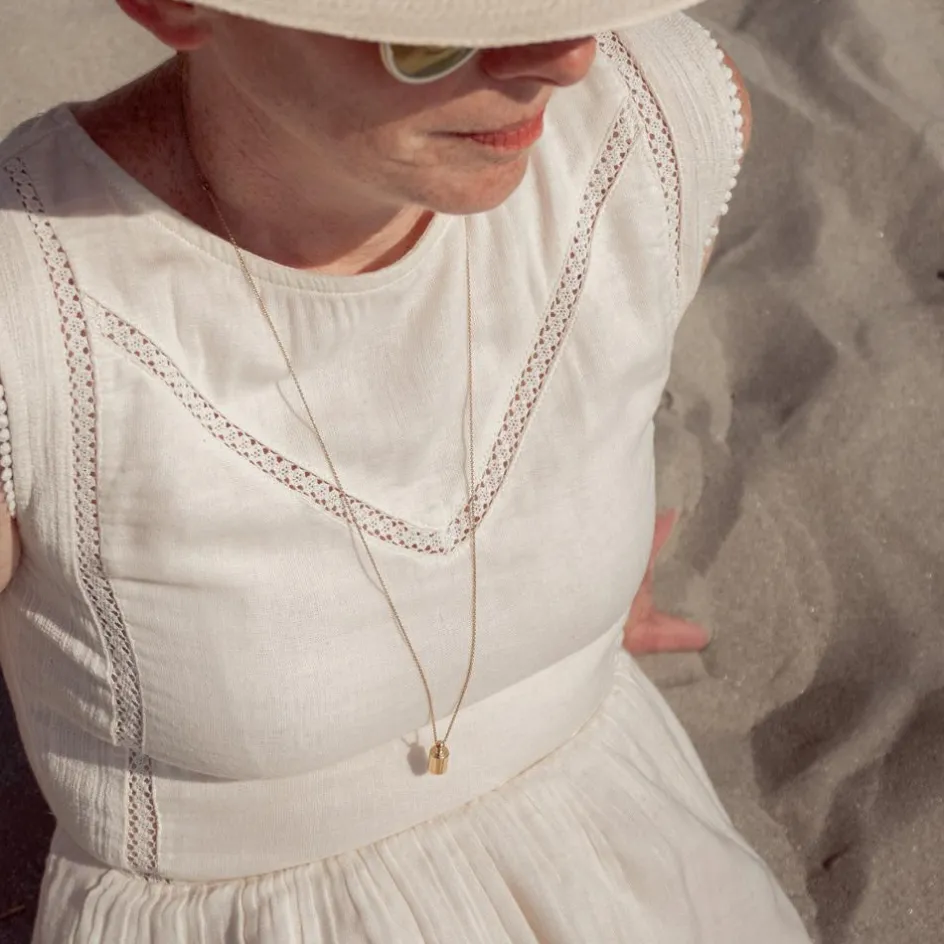 Pendentif personnalisable plaqué or jaune|Mon Petit Poids