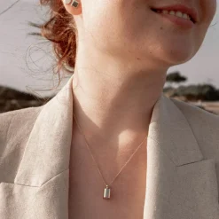 Pendentif personnalisable plaqué or jaune|Mon Petit Poids